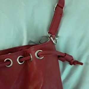 red bag, vinyl